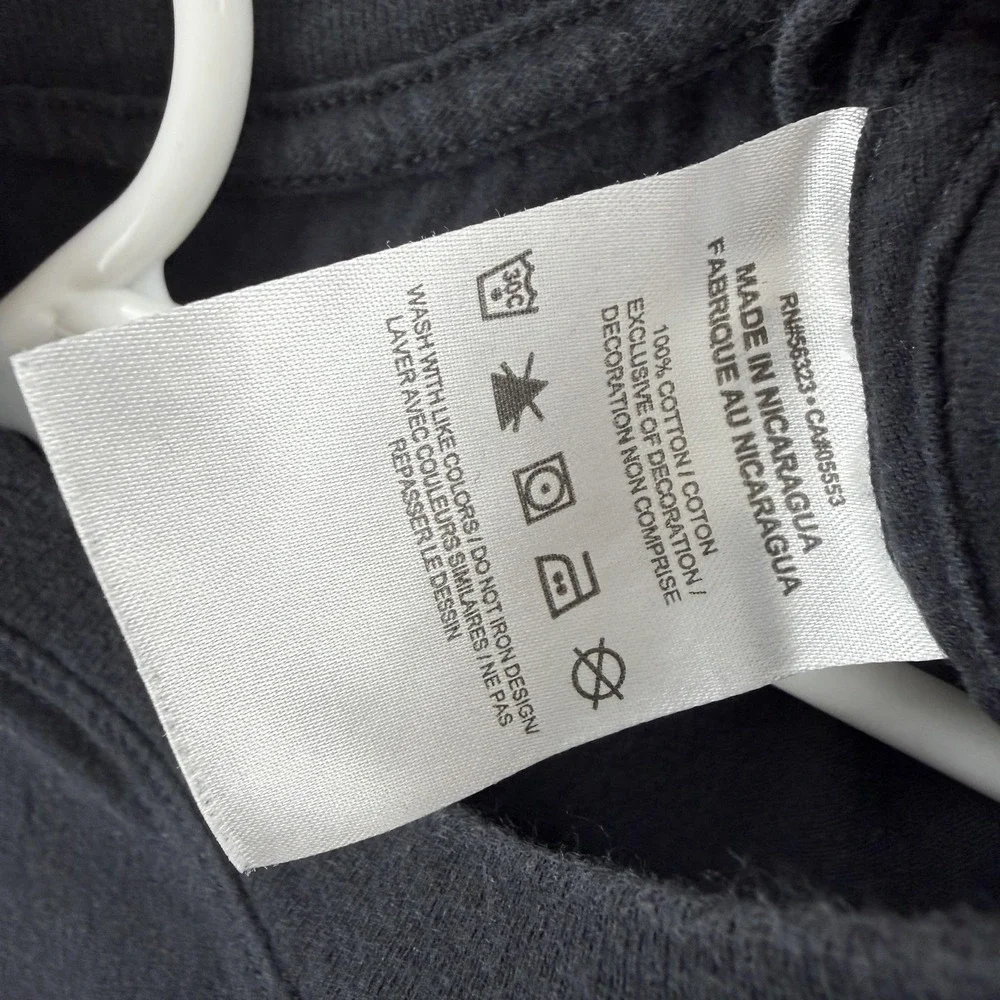 Nike Shirt Mens‎ Large Black Swoosh Logo Graphic Front Tee T-Shirt Tagless